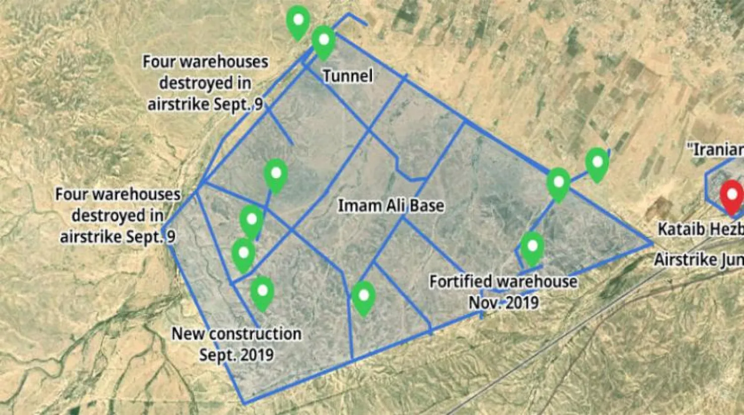 Iran Building New Weapons Storage at East Syria Military Base