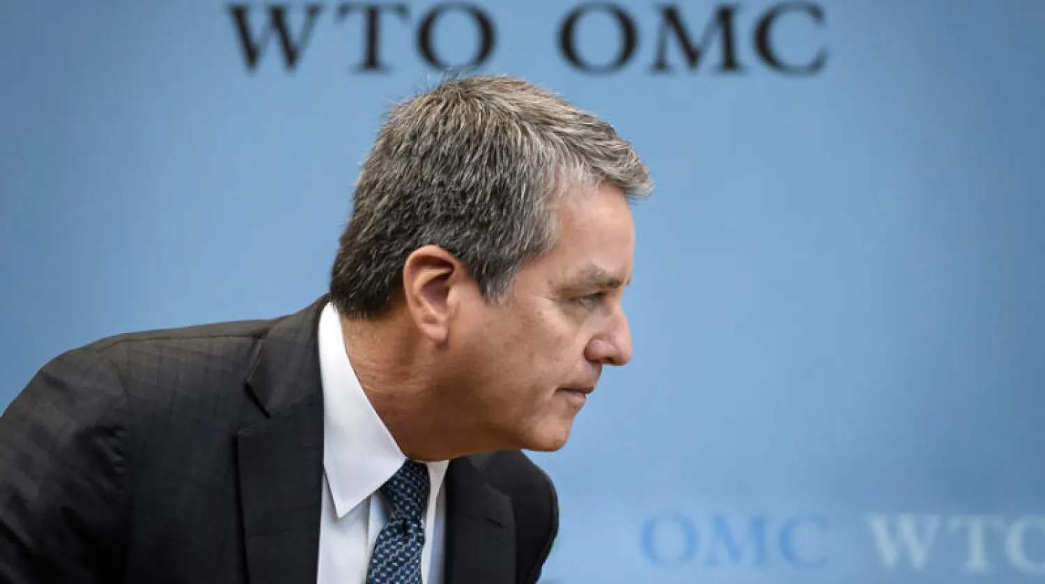 رئيس منظمة التجارة روبرتو أزفيدو قرر الاستقالة قبل عام من اكتمال ولايته الثانية (أ.ف.ب)