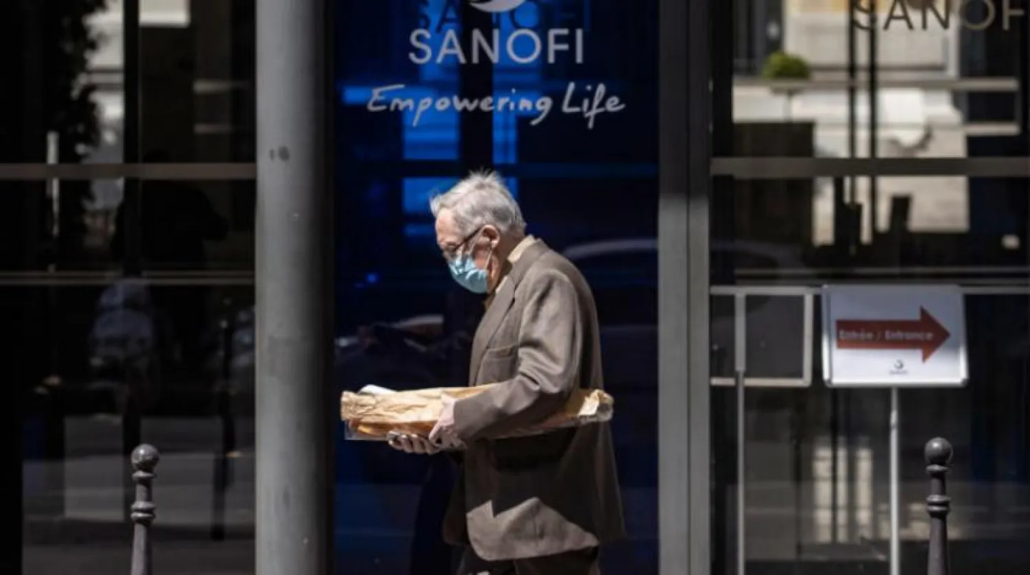 Paris’teki Sanofi şirketi genel merkezi. (EPA)