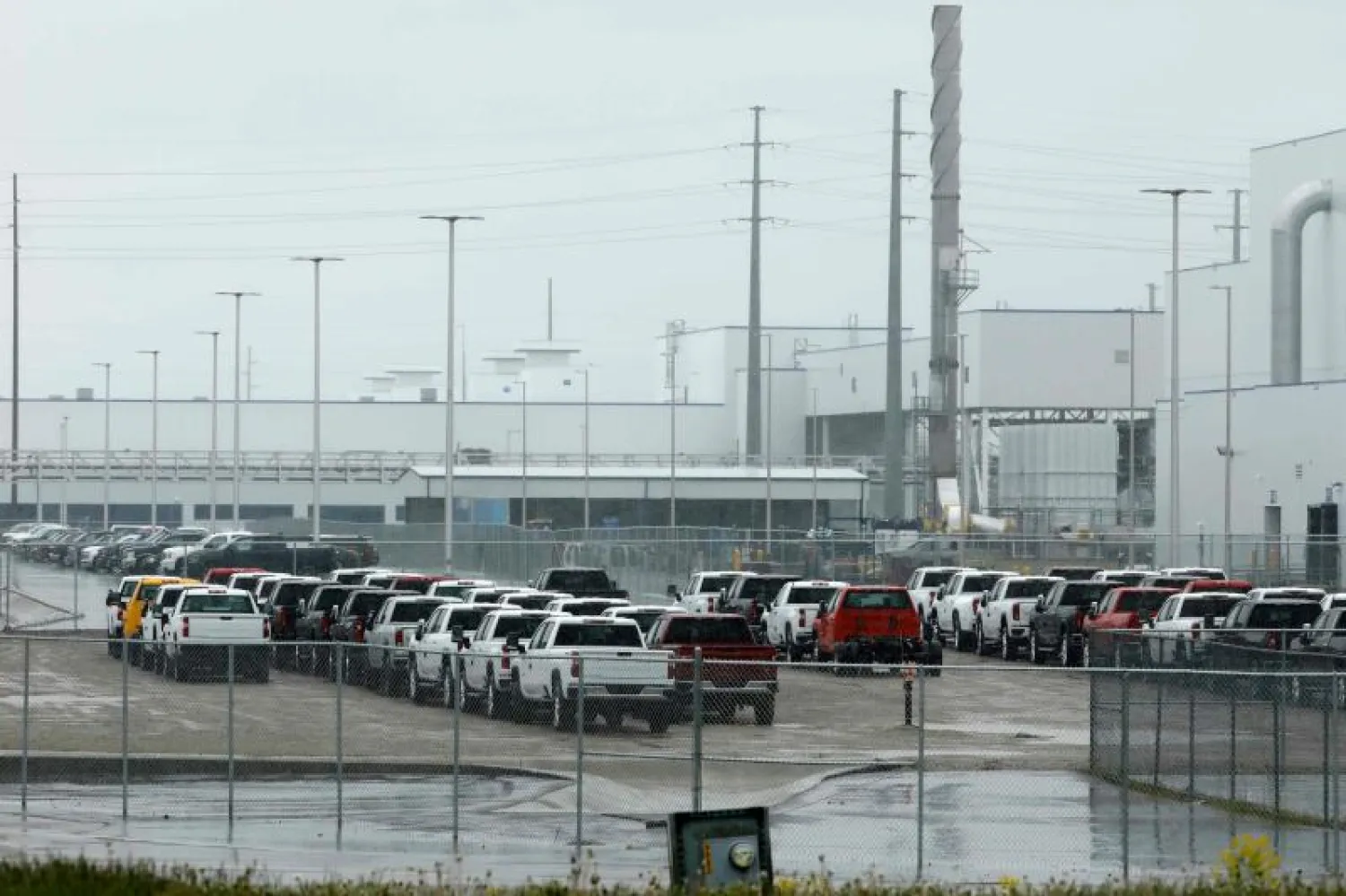 مصنع شركة «جنرال موتورز» في ولاية ميتشيغن الأميركية (أ.ف.ب)