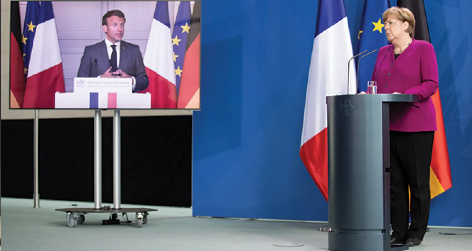 Macron ve Merkel'den 500 milyar Euroluk ekonomi planı