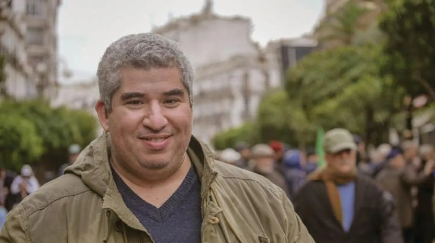 Algerian journalist Akram Khareef. (Asharq Al-Awsat)