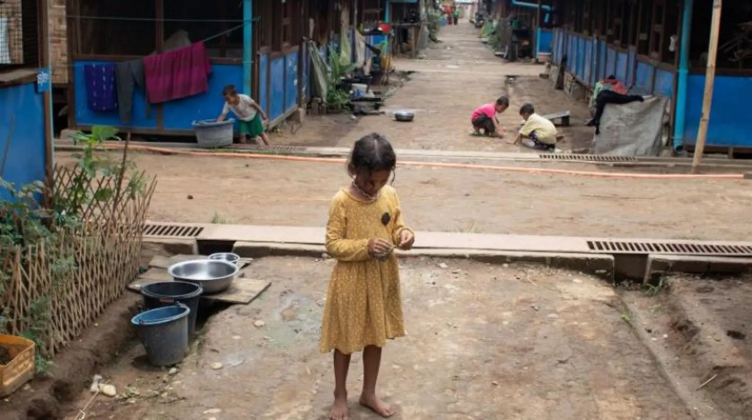 Myanmar mülteci kampı (AFP)