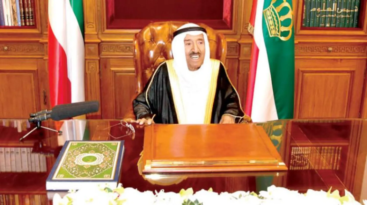Emir of Kuwait Sheikh Sabah Al-Ahmed Al-Jaber Al-Sabah. KUNA