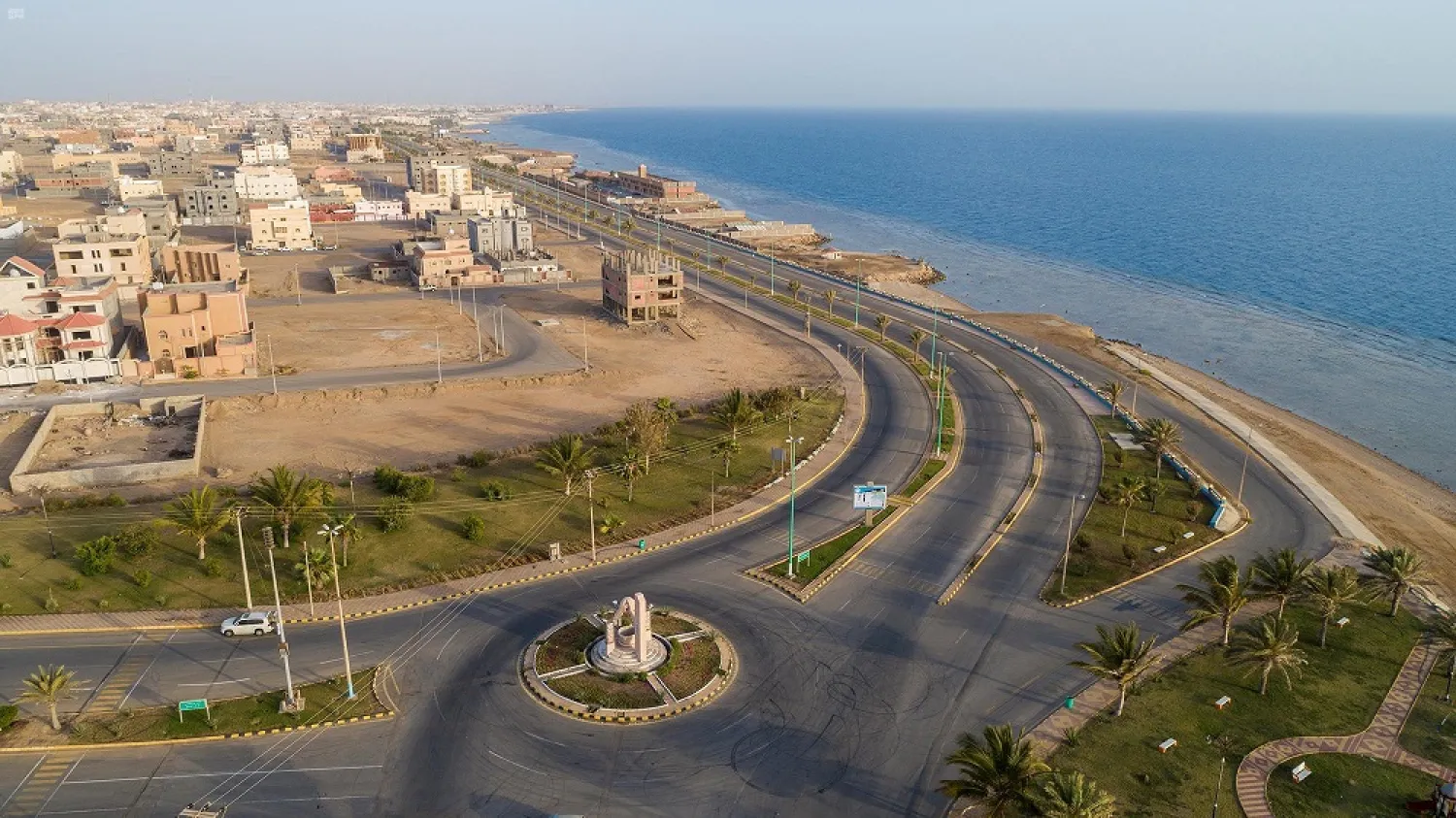 Streets are deserted in Saudi Arabia amid curfew imposed over the coronavirus. (SPA)