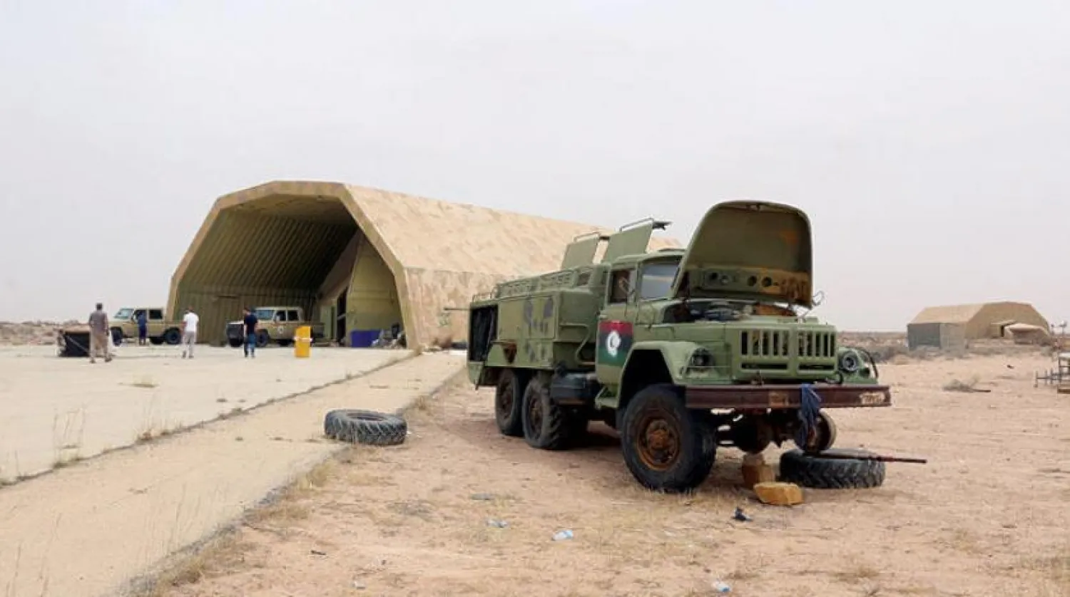 UMH güçleri geçtiğimiz hafta el-Vatiyye askeri üssünün kontrolünü ele geçirdi (Reuters)