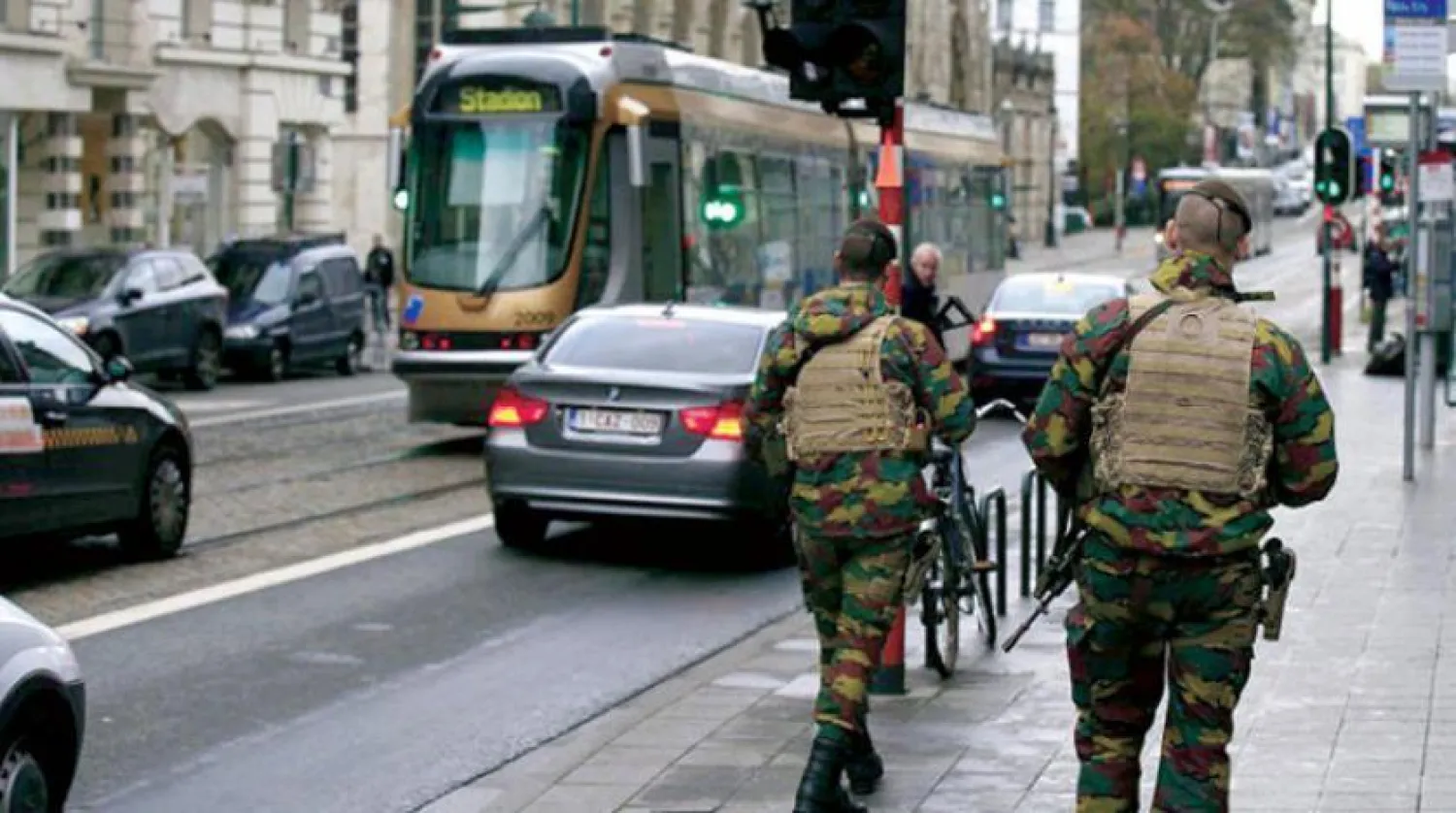 22 Mart 2016’daki Brüksel saldırıları sonrasında Belçika’nın başkentindeki güvenlik güçleri (Şarku'l Avsat)
