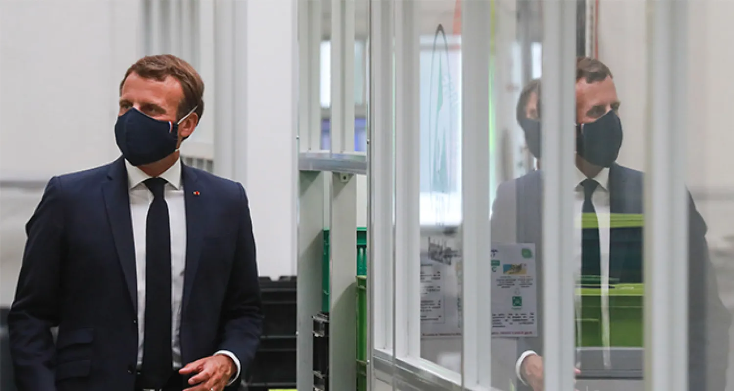 Macron'un popülaritesi yeni tip koronavirüs salgını sırasında yüzde 33'e düştü