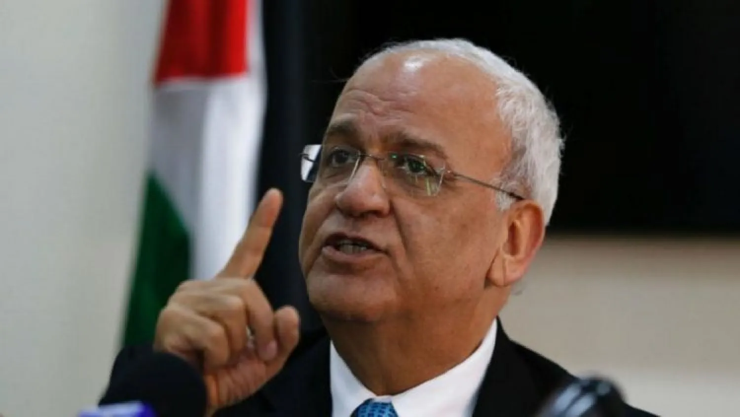 Saeb Erekat, the secretary-general of the Executive Committee of Palestine Liberation Organization (PLO). Reuters
