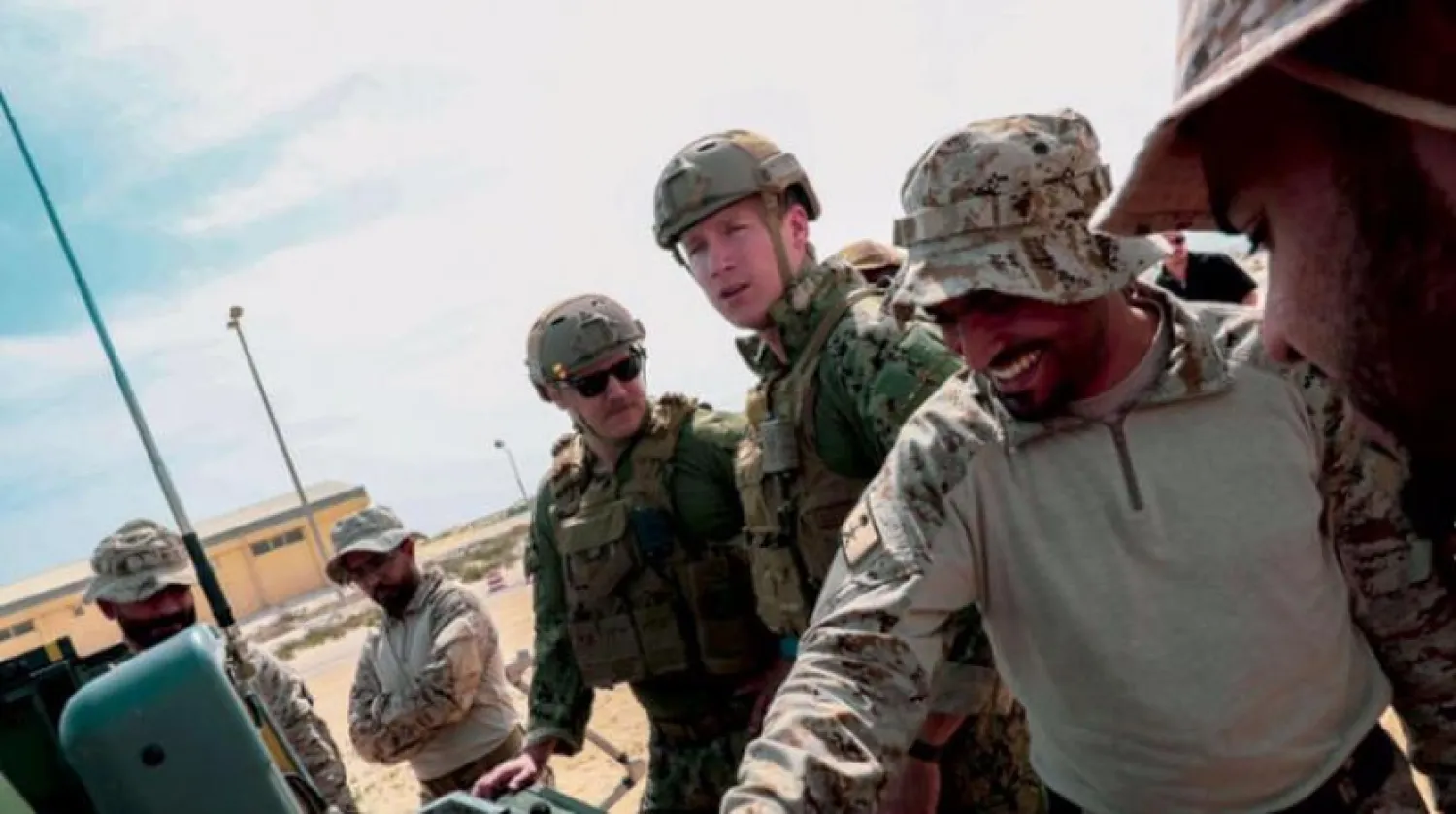 Suudi Arabistanlı ve ABD’li askerler. (Suudi Arabistan Savunma Bakanlığı internet sitesi)