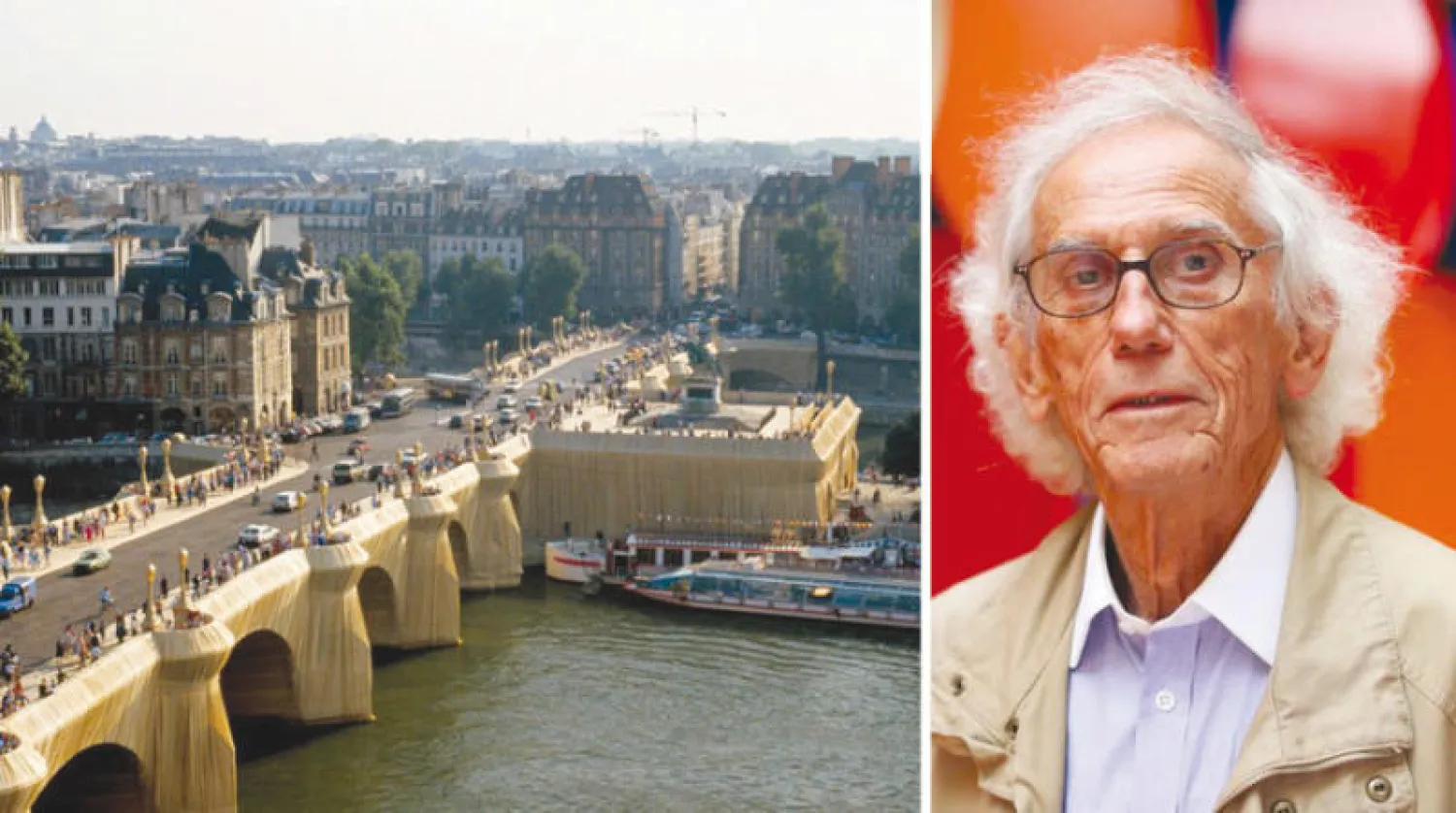 كريستو  -  تغليف جسر بون نوف في باريس