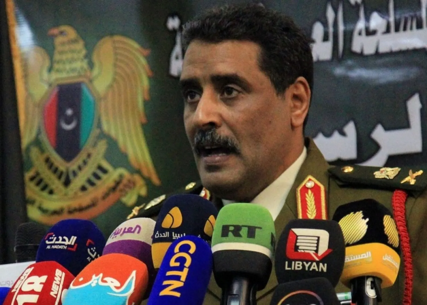 LNA spokesman Ahmed al-Mismari. (Getty Images)