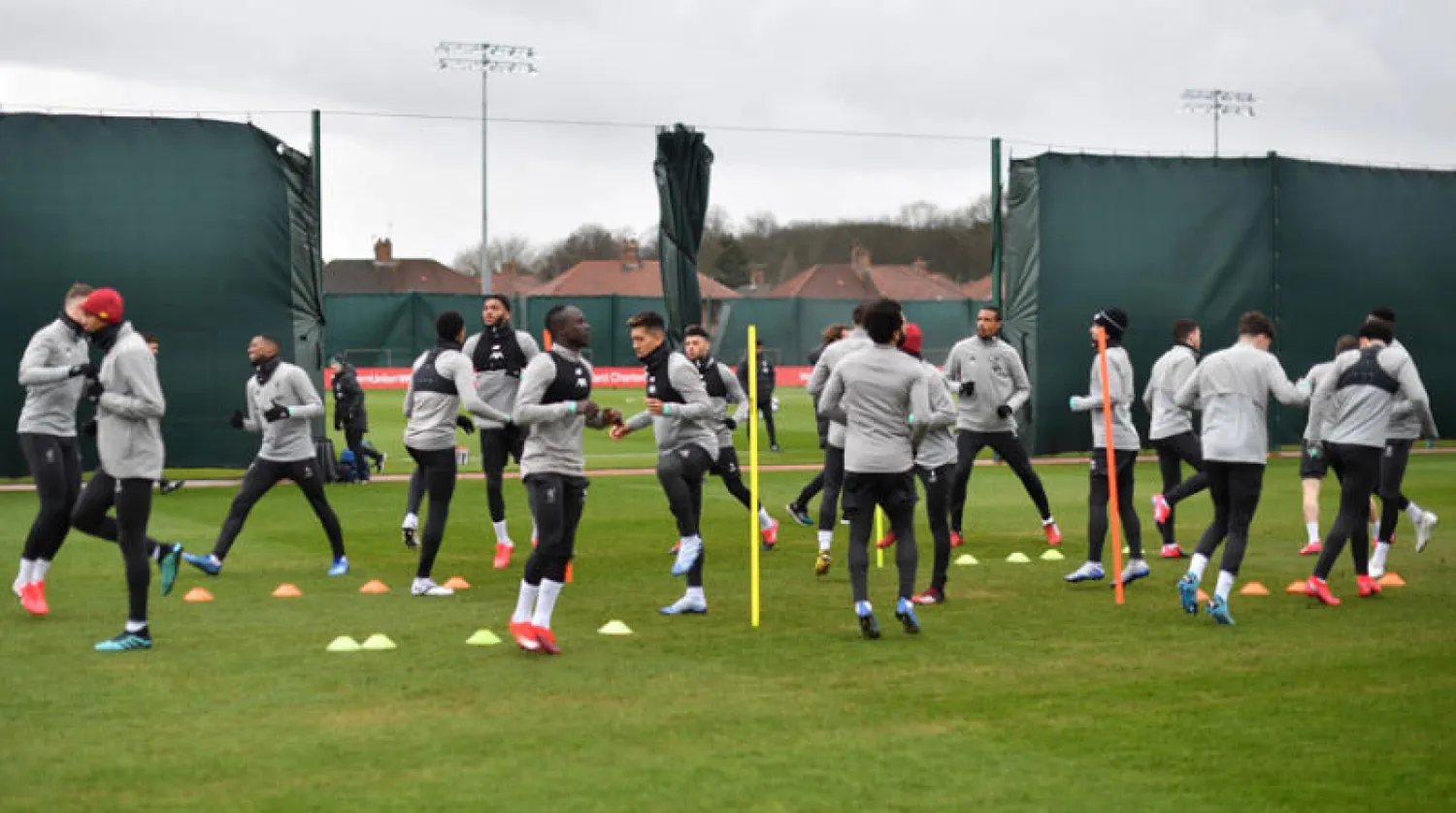 لاعبو ليفربول متحمسون لاستئناف بطولة الدوري (أ.ف.ب)