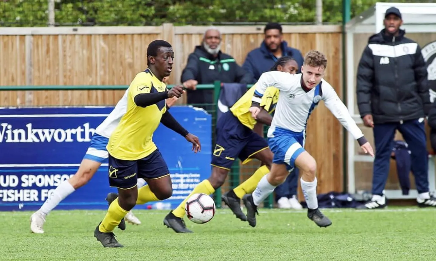  Zubayr Boadi (left), aged 16, was hoping for his first professional contract but the pandemic has put paid to that. Photograph: Courtesy of Zubayr Boadi

