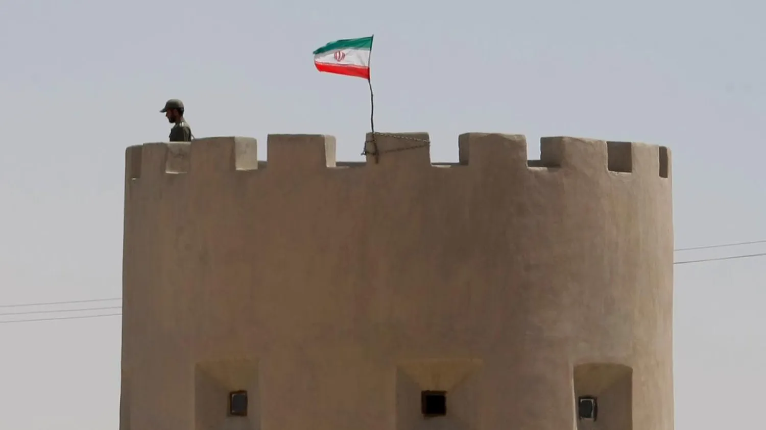 An Iranian guard tower along the Afghan border. (AFP)
