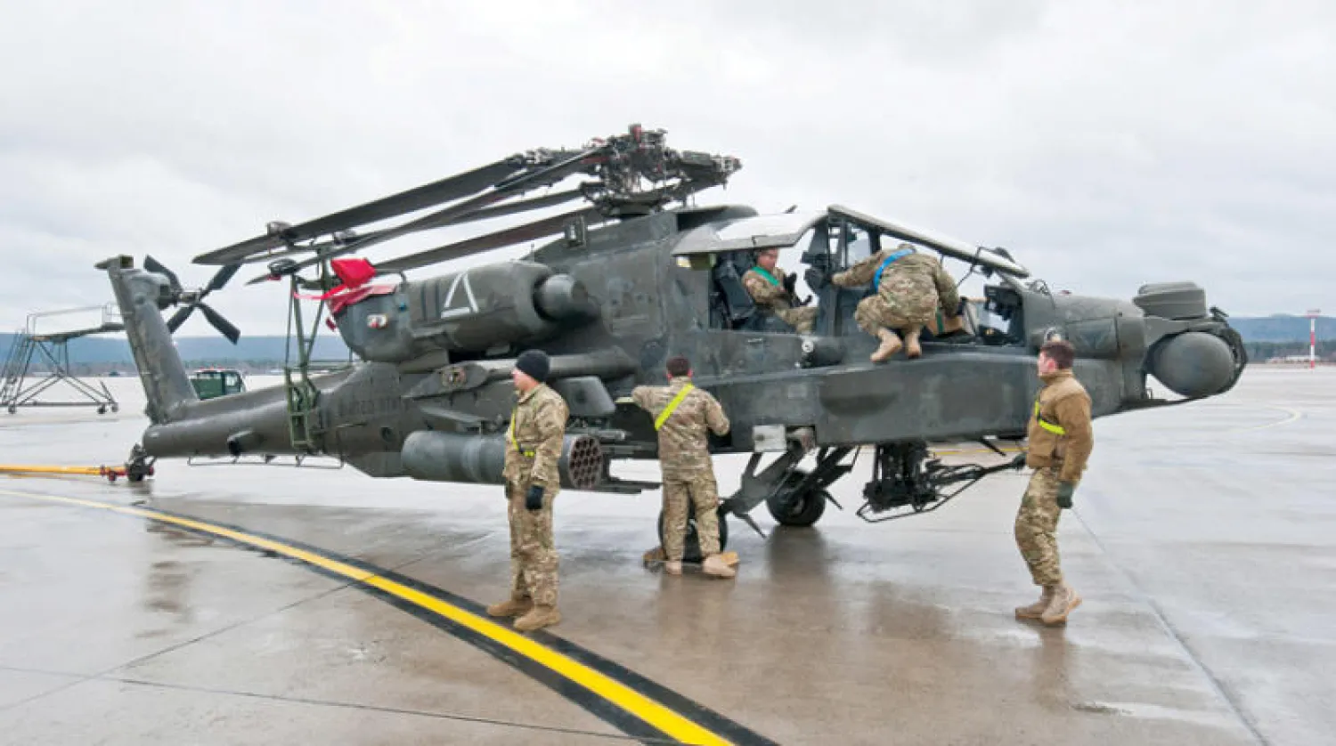 قوات أميركية في قاعدة رامشتاين في ألمانيا (أ.ف.ب)