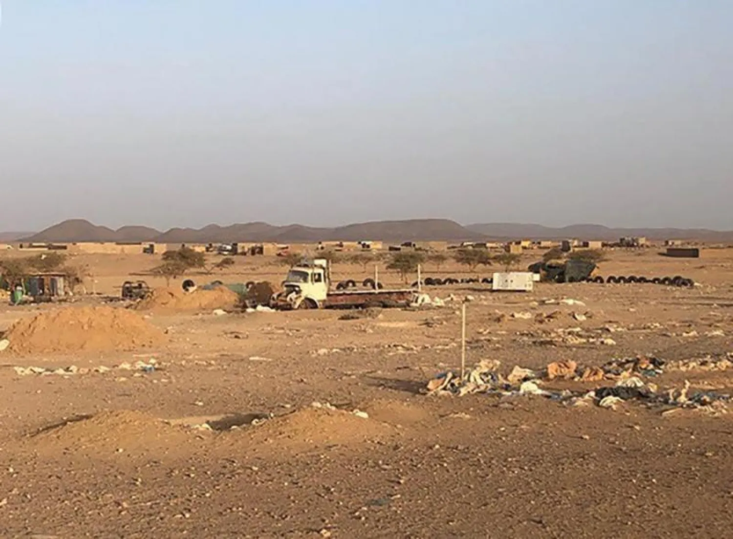 A picture taken on May 28, 2020, shows the village of Talhandak, some 80 kms northwest of Tessalit in northern Mali, where the leader of Al-Qaeda in the Islamic Maghreb Abdelmalek Droukdel is reported to have been killed by French forces | AFP