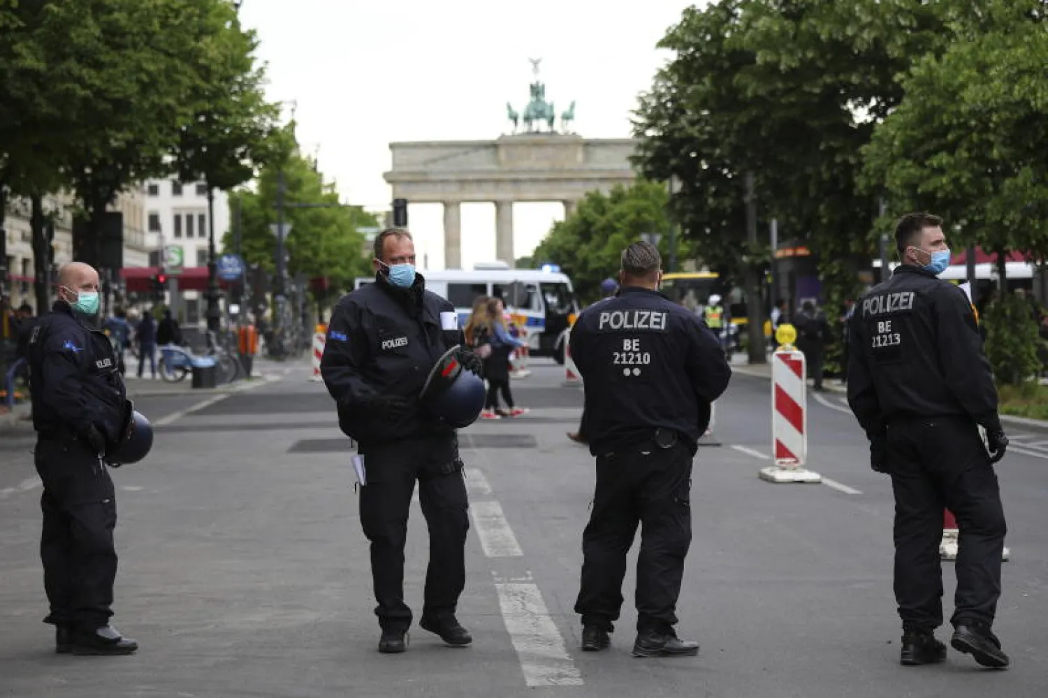 عناصر من الشرطة الألمانية (إ.ب.أ)