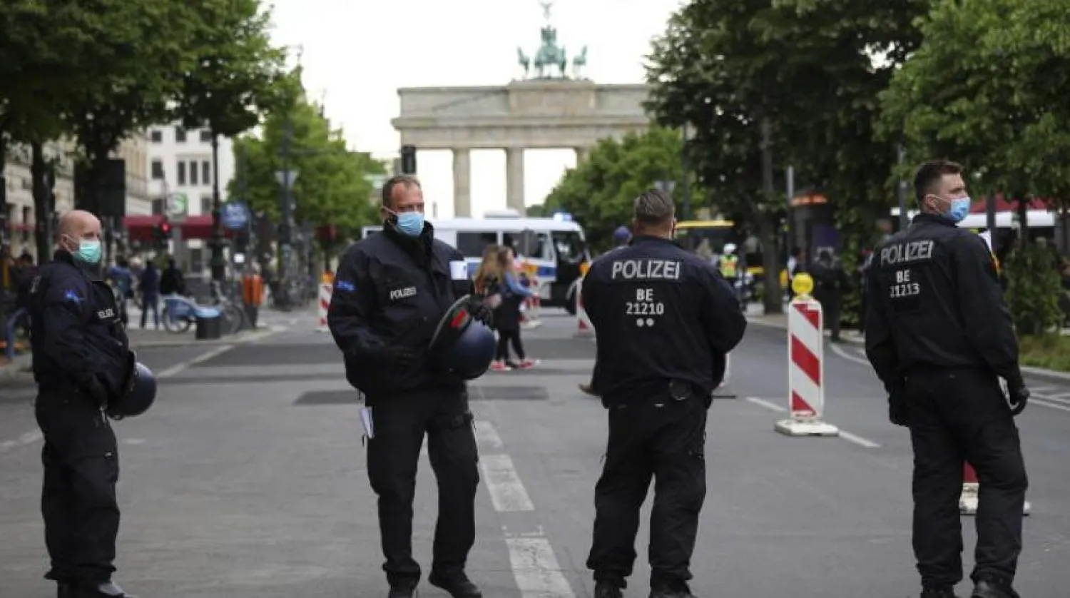 Almanya polis unsurları (EPA)