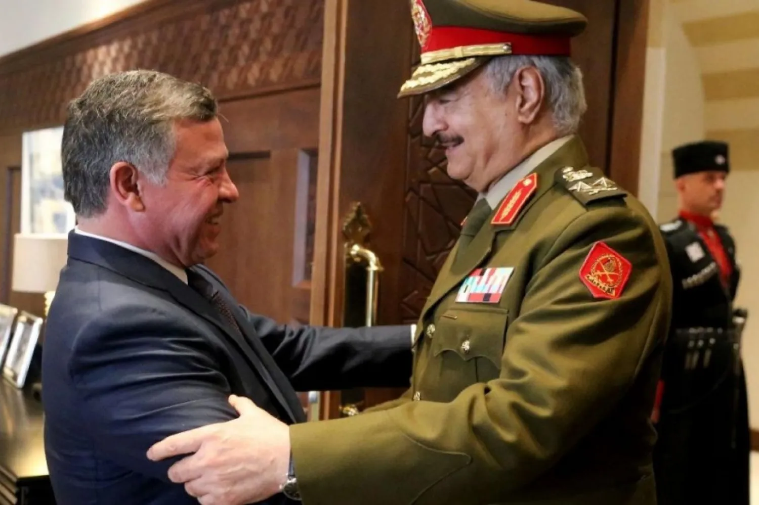 Ürdün Kralı, 2015'te Mareşal Hafter’ı Amman’da ağırlamıştı (Kraliyet Divanı)