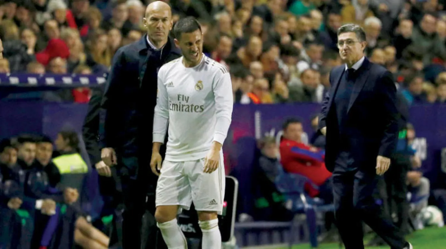 هازارد تعافى من الإصابة (رويترز)