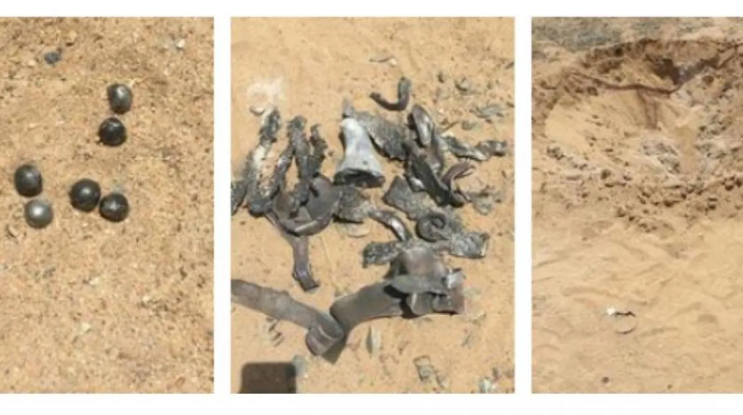 Arap Koalisyonu düşürülen balistik füzelerin fotoğraflarını paylaştı (SPA)