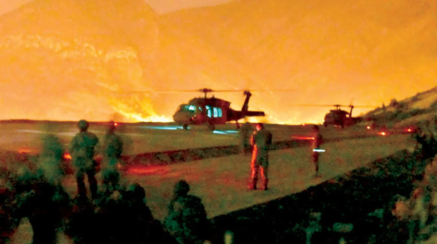 قوات تركية تتوغل شمال العراق أمس (أ.ب)