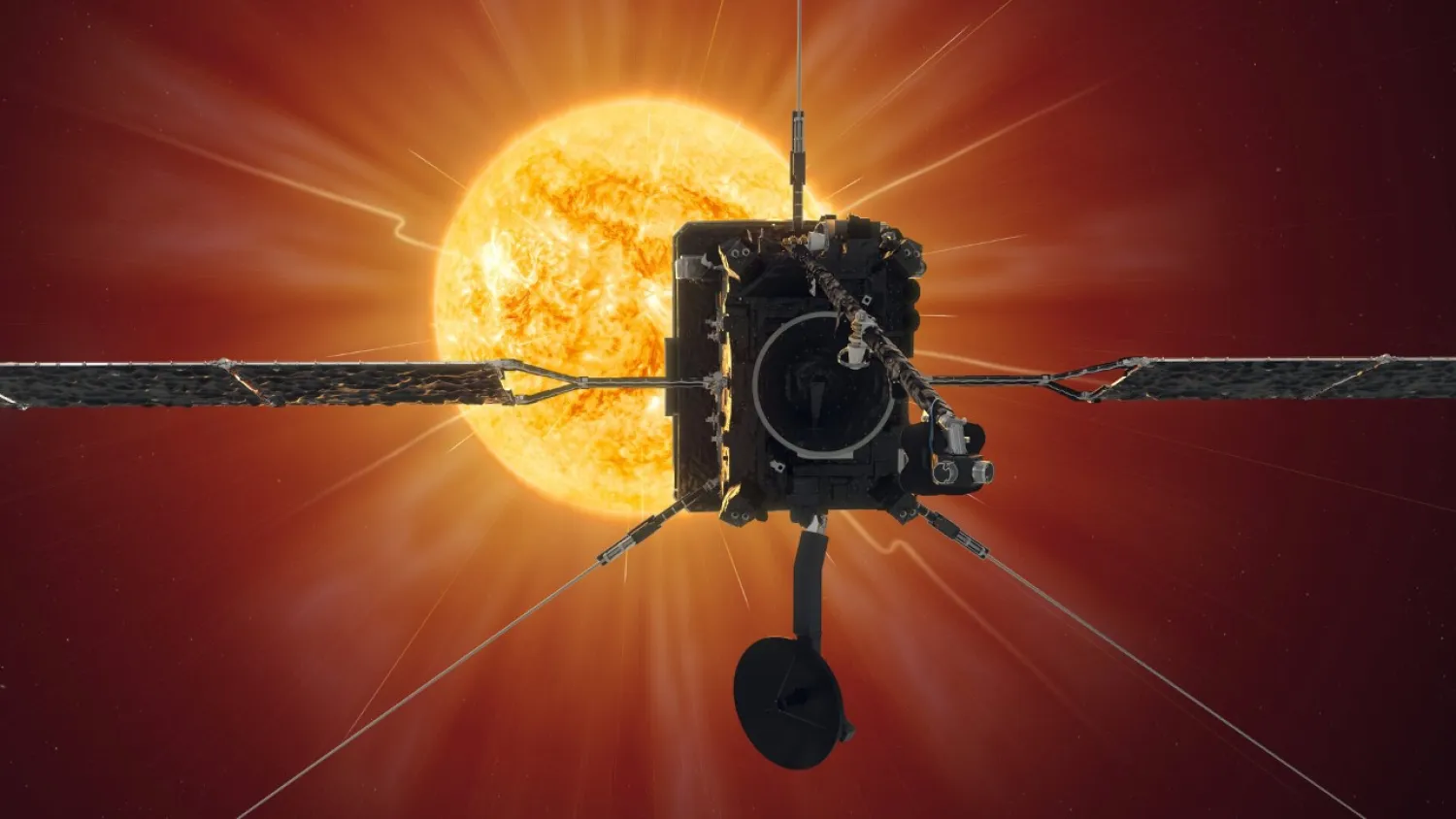 ESA's Sun-explorer Solar Orbiter reached its first perihelion, the point in its orbit closest to the star, on 15 June 2020, getting as close as 77 million kilometers to the star's surface. Credit: ESA/Medialab