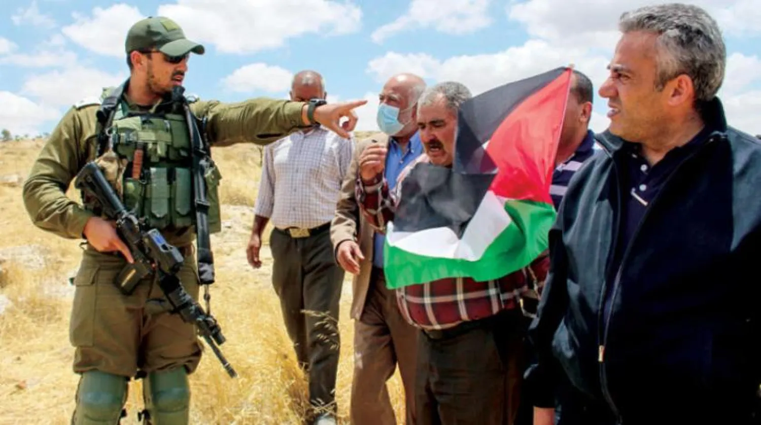 Filistin’de ilhak projesine karşı çıkmak için düzenlenen protestolar (EPA)