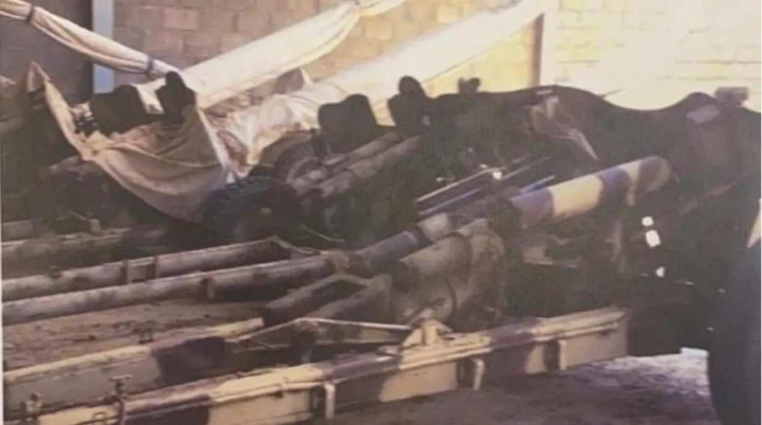 Weapons discovered on Socotra. (Asharq Al-Awsat)