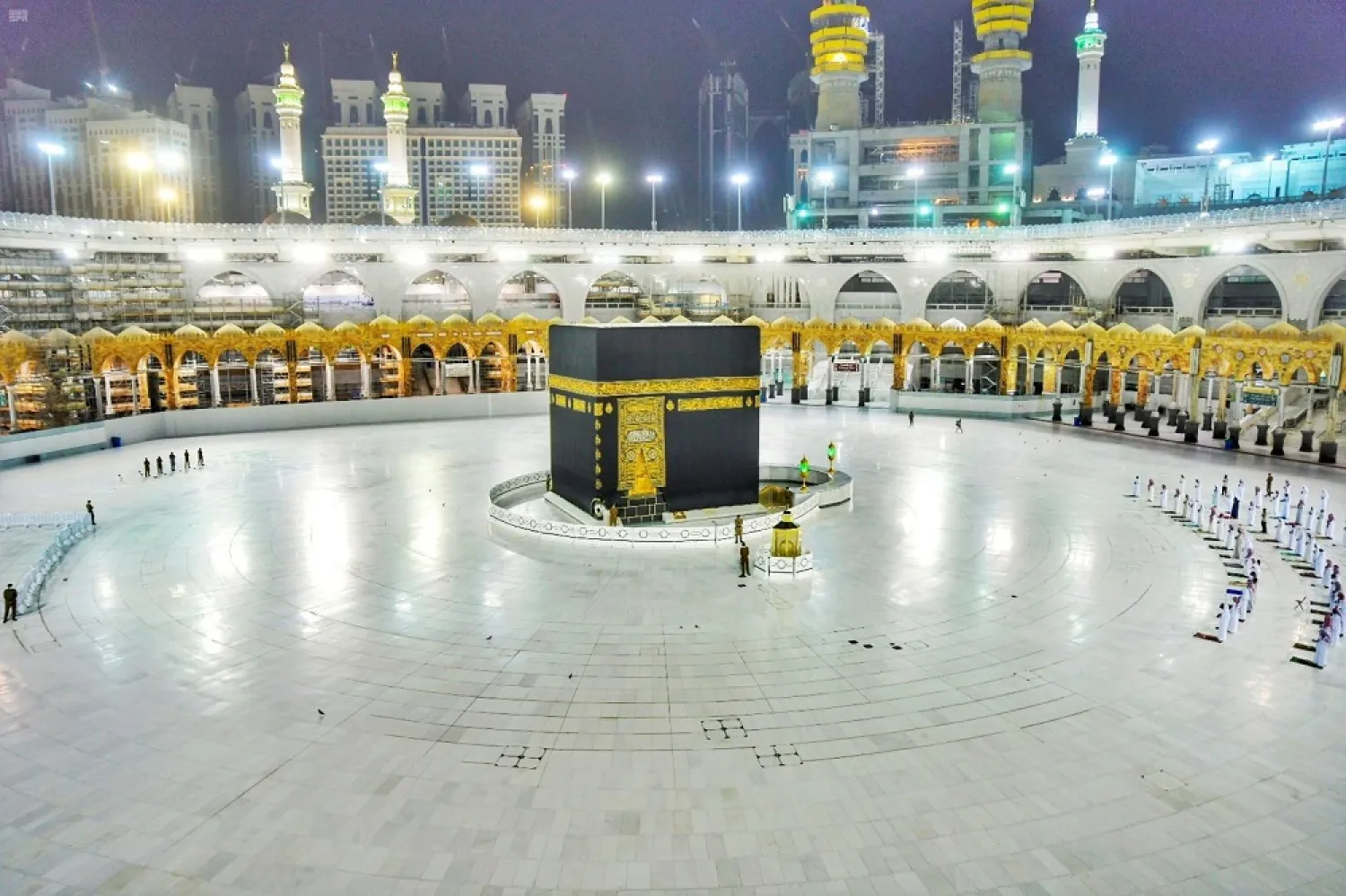 Prayers are held at the Masjid al-Haram in Makkah. (SPA)