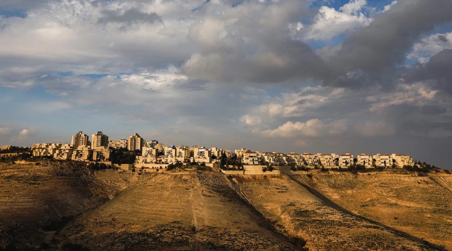 A view of the Maale Adumim settlement in the West Bank, Jan. 28, 2020. (Getty Images)