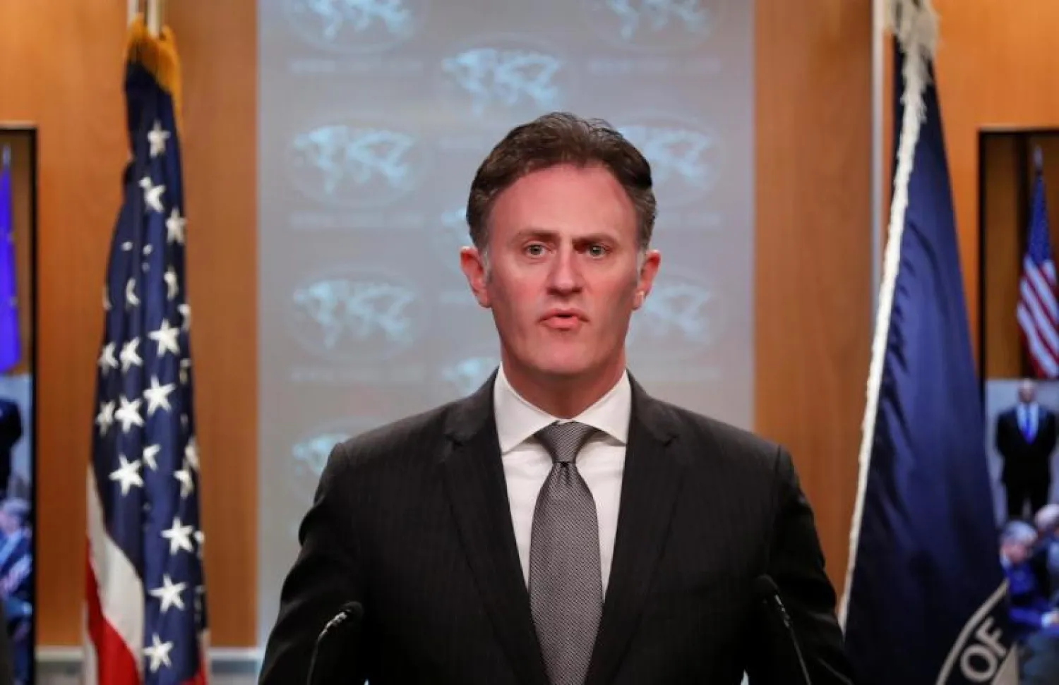 السفير ناثان سيلز منسق مكتب مكافحة الإرهاب الأميركي (أرشيفية - رويترز)