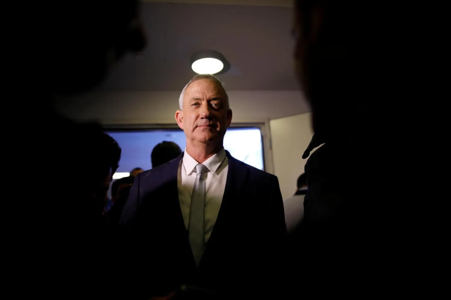 Benny Gantz, head of Resilience party is seen after a news conference, in Tel Aviv, Israel February 21, 2019. REUTERS/Amir Cohen/File Photo