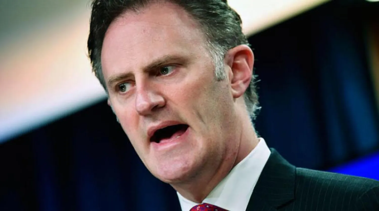 State Department Coordinator for Counterterrorism, Ambassador Nathan Sales, speaks during a press conference at the State Department, Wednesday, June 24, 2020 in Washington. (Mandel Ngan/Pool via AP)