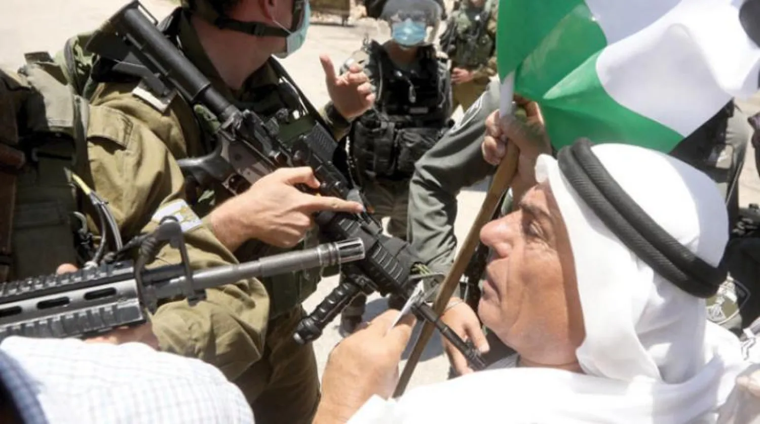 Salfit kentinde düzenlenen ilhak karşıtı protestolar (EPA)