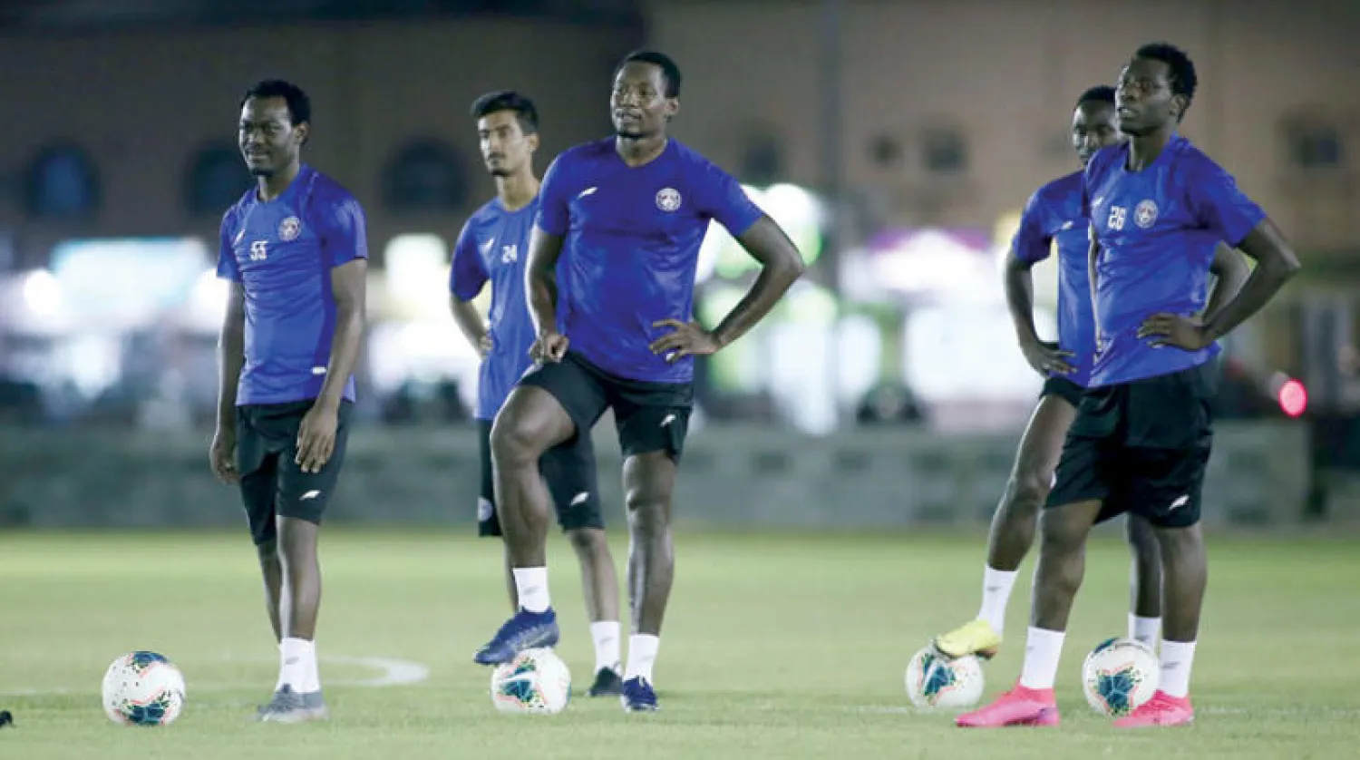 من تدريبات فريق العدالة الأخيرة (الشرق الأوسط)