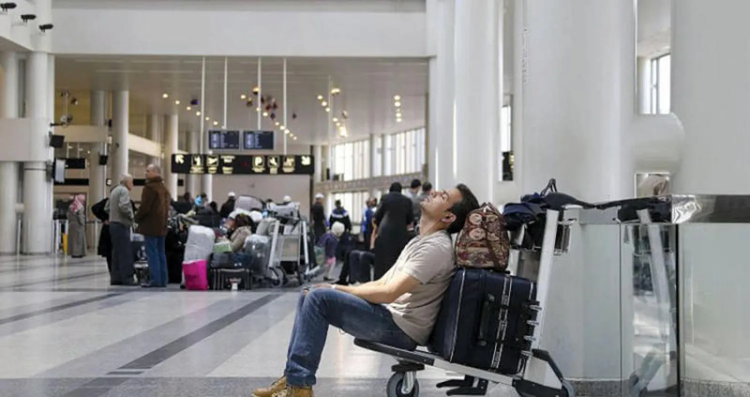 مطار رفيق الحريري في بيروت قبل اغلاقه بسبب «كورونا» (رويترز)