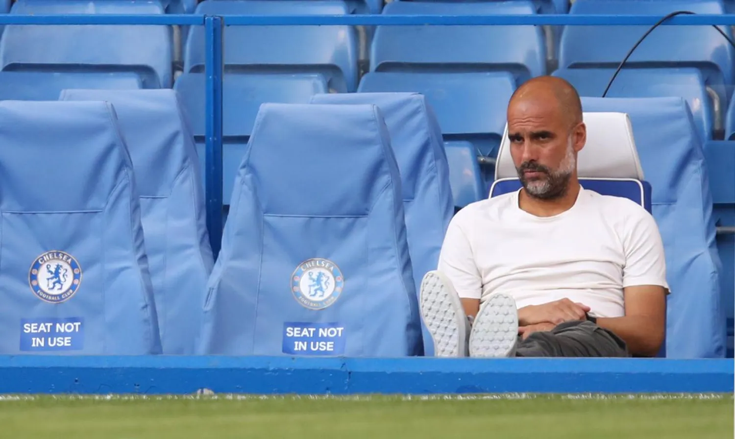 Manchester City manager Pep Guardiola. (Reuters)