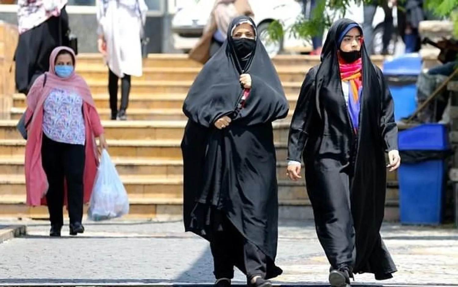 Mask-wearing will be obligatory in covered spaces and gathering places, Iranian authorities announced after a rise in virus cases. AFP