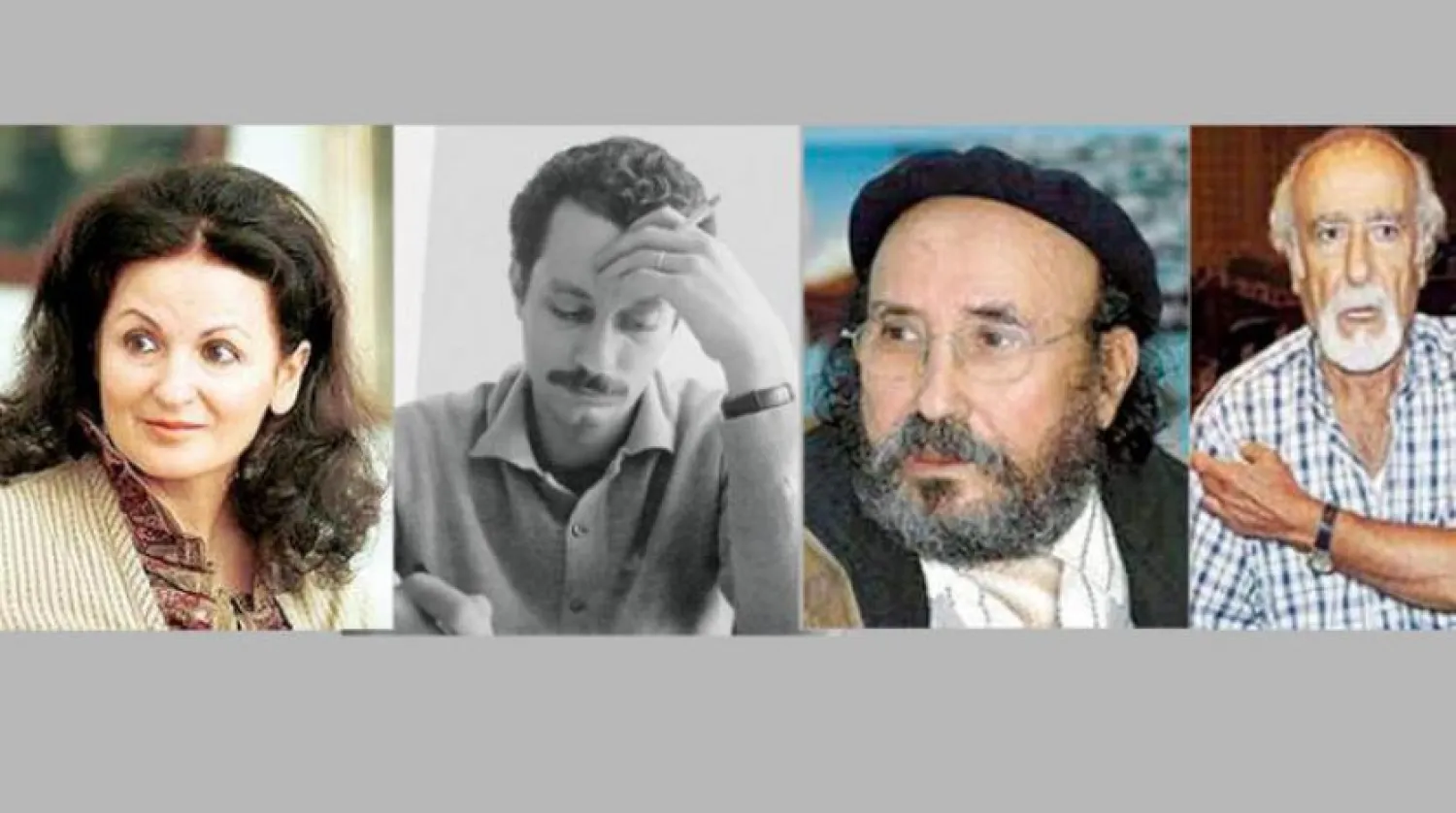 حيدر حيدر - الطاهر وطار - غسان كنفاني - حنان الشيخ