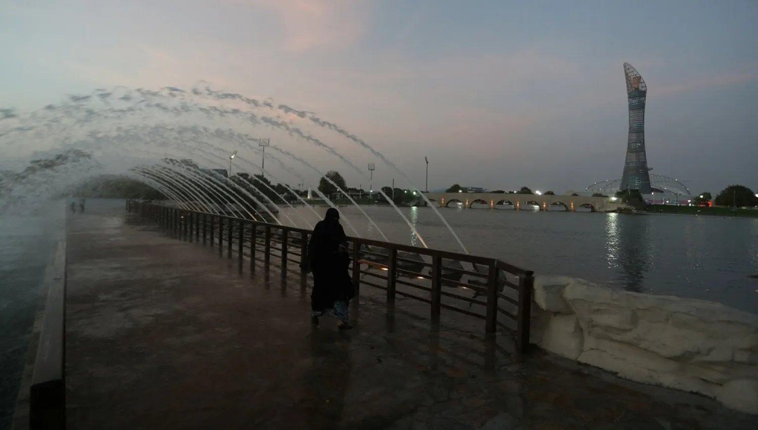 A general view of Doha, Qatar in July 2018. (Reuters)