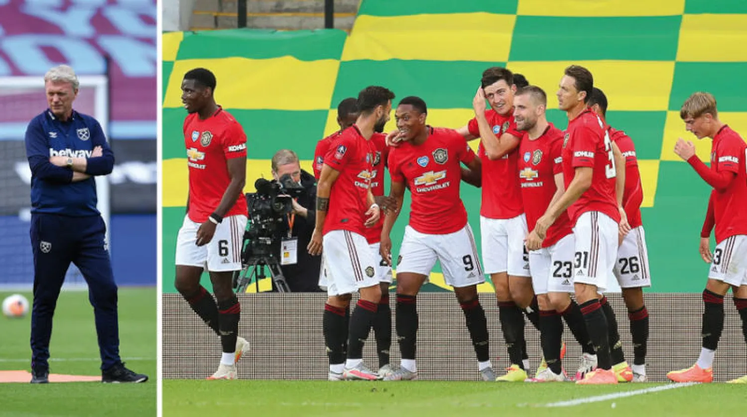 اكتمال عناصر مانشستر يونايتد أعاد الهيبة للفريق قبل مواجهة برايتون (إ.ب.أ)  -  مويز مدرب وستهام يأمل في تجاوز تشيلسي لتجنب الهبوط (إ.ب.أ)