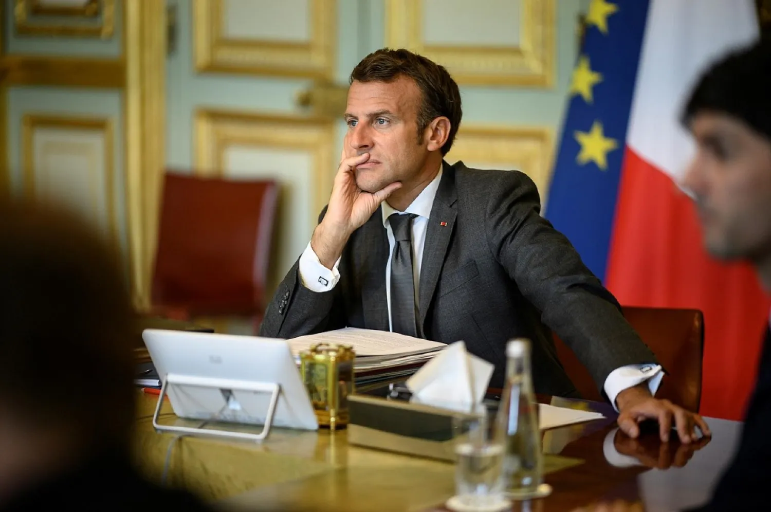 French President Emmanuel Macron. (Reuters)