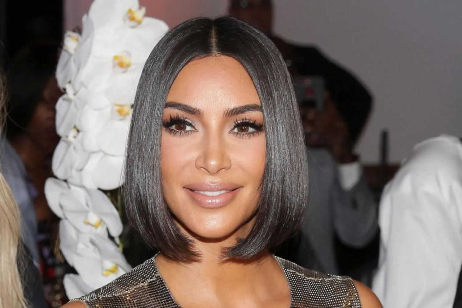 This Sept. 10, 2019, file photo shows Kim Kardashian arriving to the Serena Williams fashion show during Fashion Week in New York. (AP)