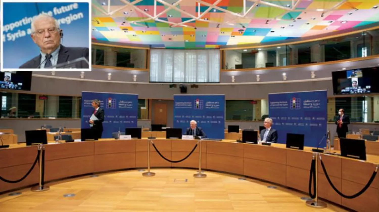 Dün 4. Brüksel Konferansı'nın açılış oturumu yapıldı (AFP) AB Dış İlişkiler ve Güvenlik Yüksek Temsilcisi ve AB Komisyonu Başkan Yardımcısı Josep Borrell açılış oturumuna katıldı (Reuters)