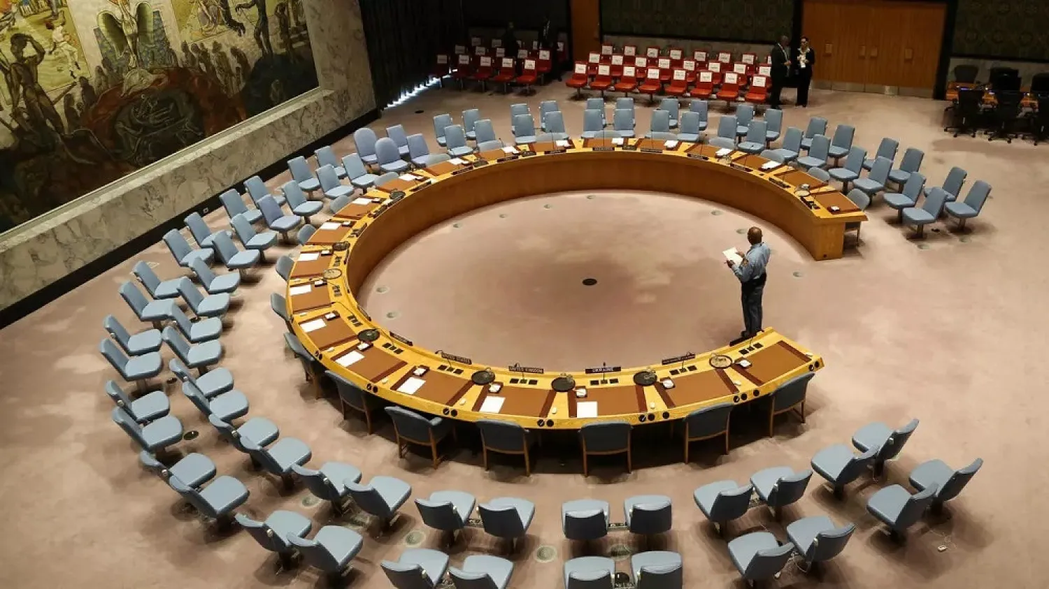 The UN Security Council unanimously adopted a resolution calling for a halt to conflicts to facilitate the fight against the COVID-19 pandemic. (AFP)