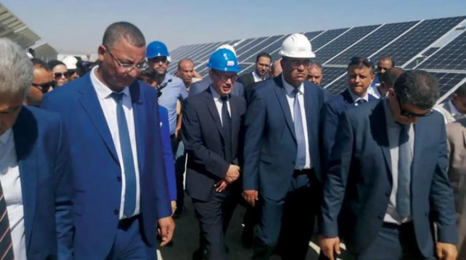 Part of the inauguration of the “Chams Enfidha” solar energy station in Tunisia (Tunisian Ministry of Industry, Energy and Mines)