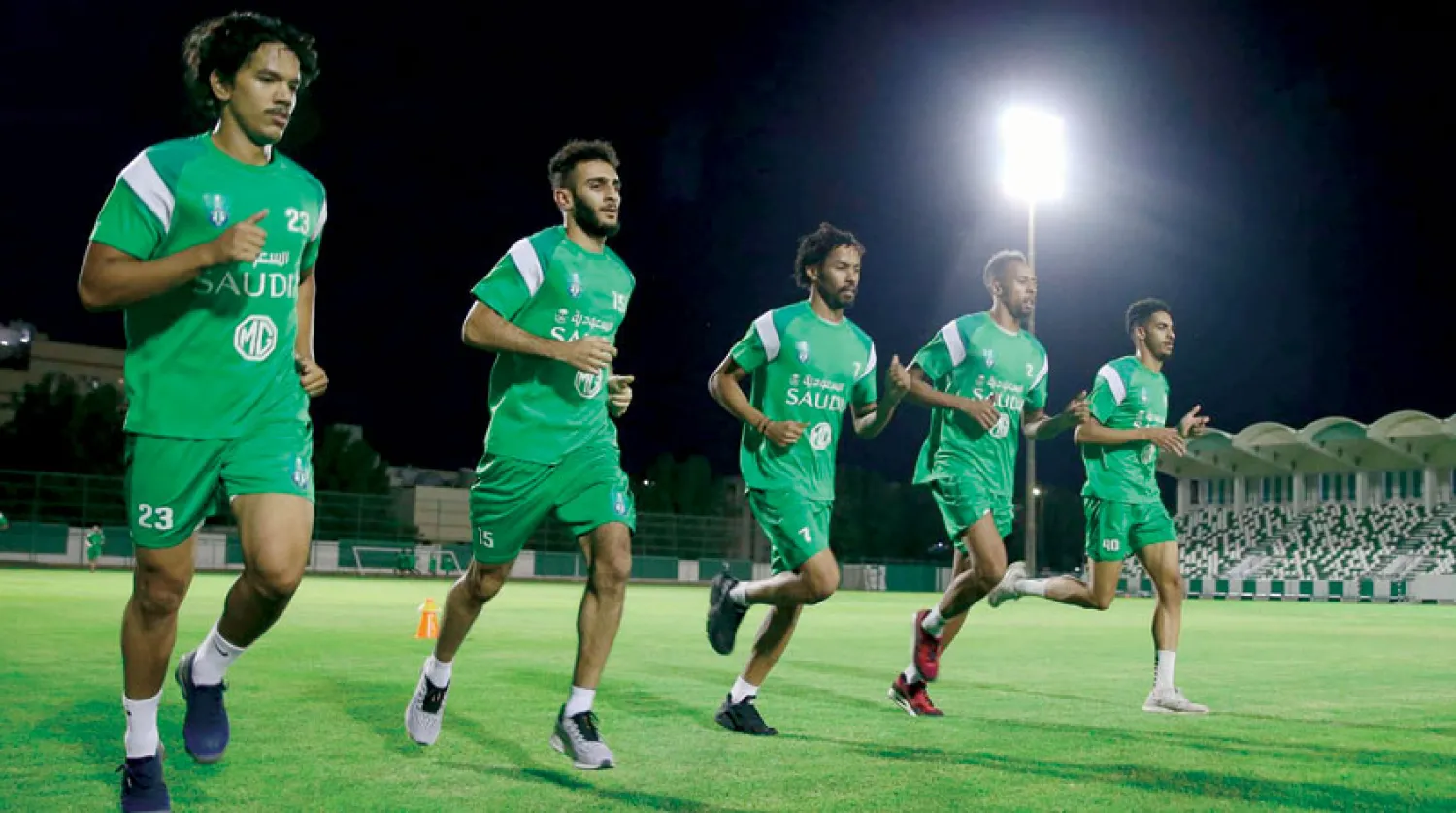 من تدريبات الأهلي الأخيرة (الشرق الأوسط)