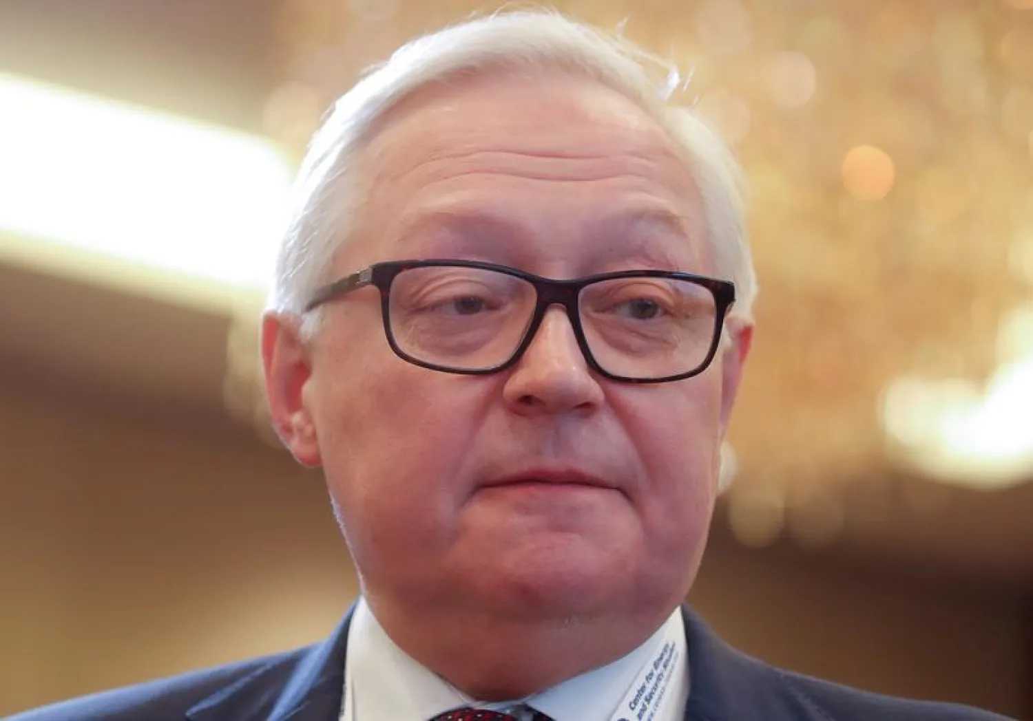 FILE PHOTO: Russian Deputy Foreign Minister Sergei Ryabkov attends the Moscow Nonproliferation Conference in Moscow, Russia November 8, 2019. REUTERS/Maxim Shemetov
